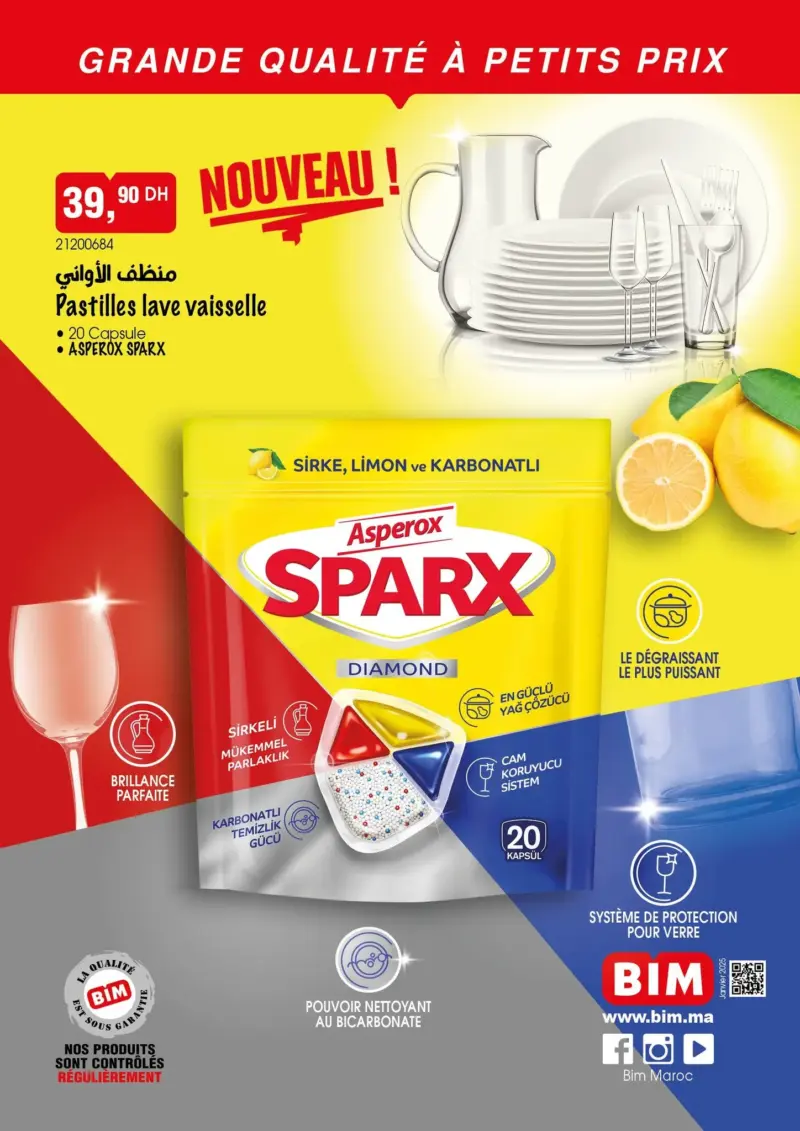 Flyer Bim au Maroc Nouveau produit SPARX