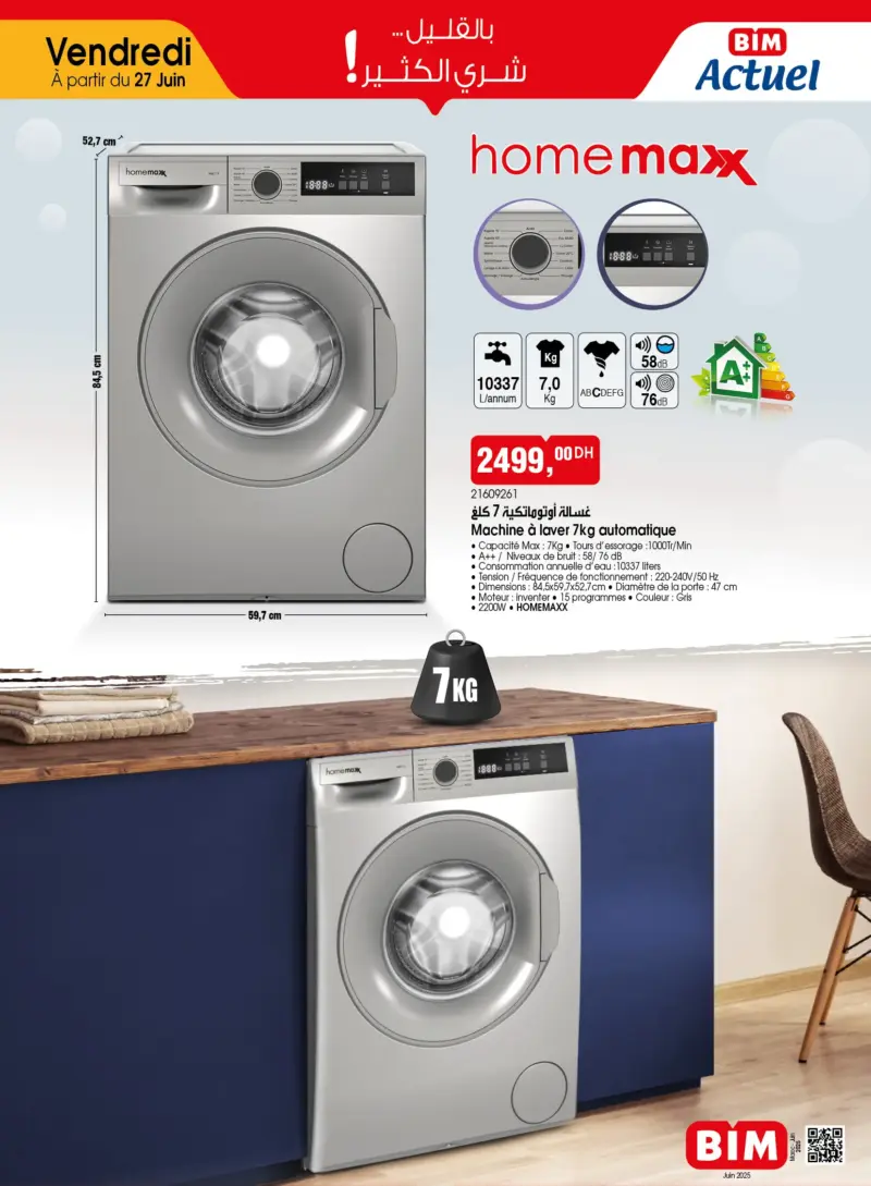 Catalogue Bim au Maroc Spécial Lave linge