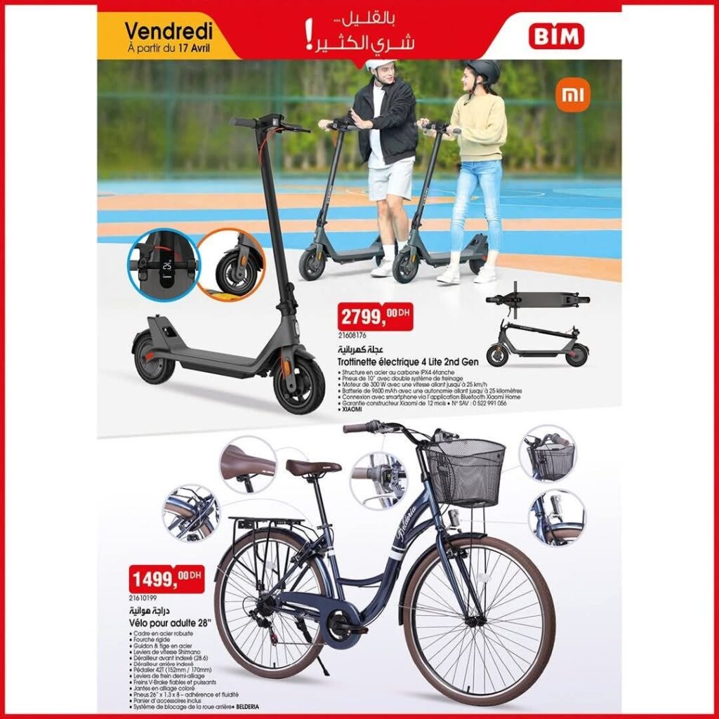 Catalogue Bim 17 Avril 2026 Trottinette électrique et Vélo mai 2026 catalogue-bim-17-avril-2026-bicyclette