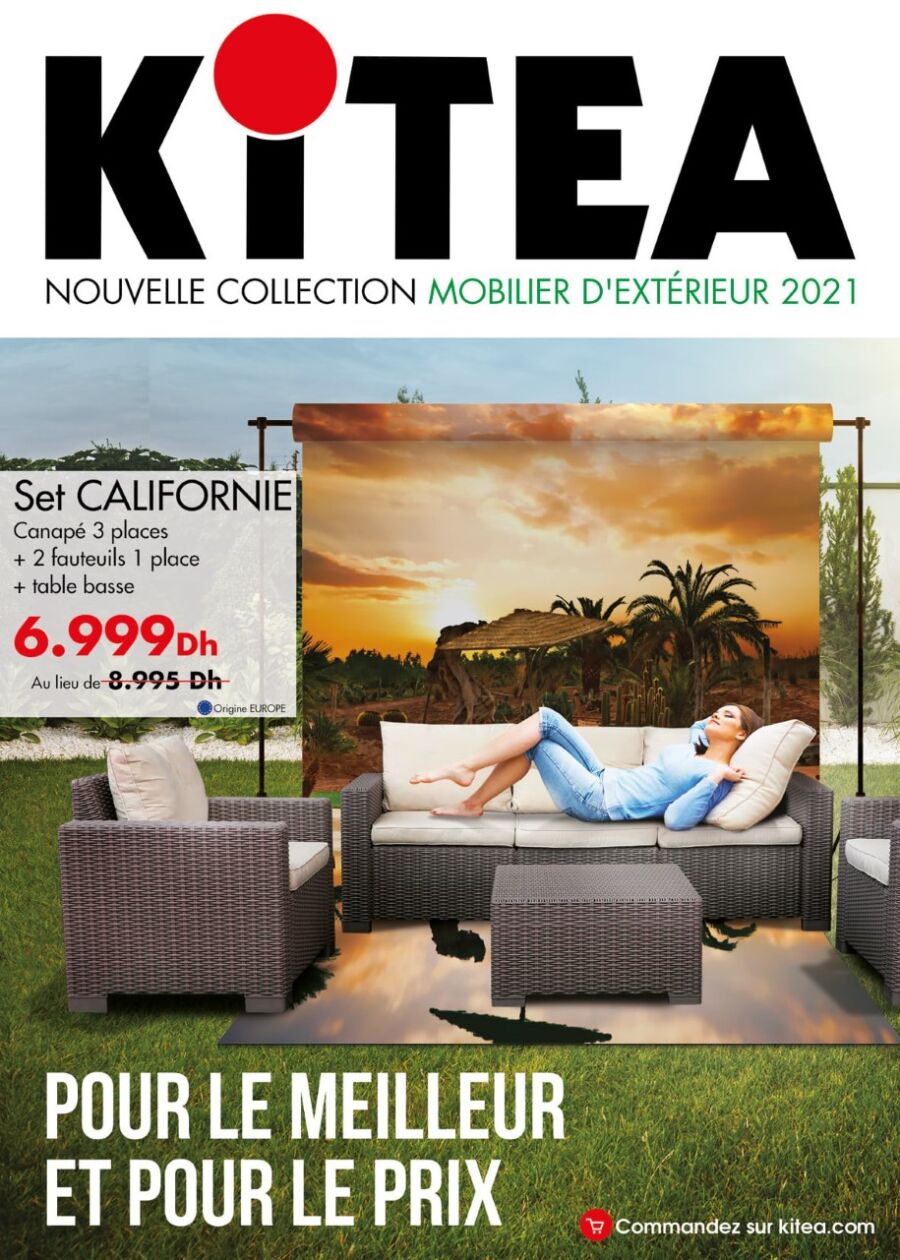 Catalogue Kitea Nouvelle Collection mobilier d'extérieur Jusqu'au 31 Mai 2021