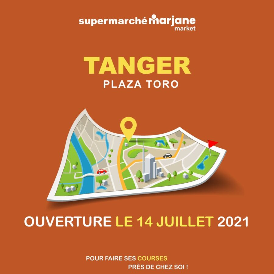 Nouveau magasin Marjane Market Tanger PLAZA TORO le 14 juillet 2021 عروض مرجان mai 2024