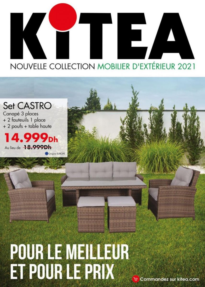 Catalogue Kitea Nouvelle collection Mobilier d'extérieur valable jusqu'au 31 août 2021