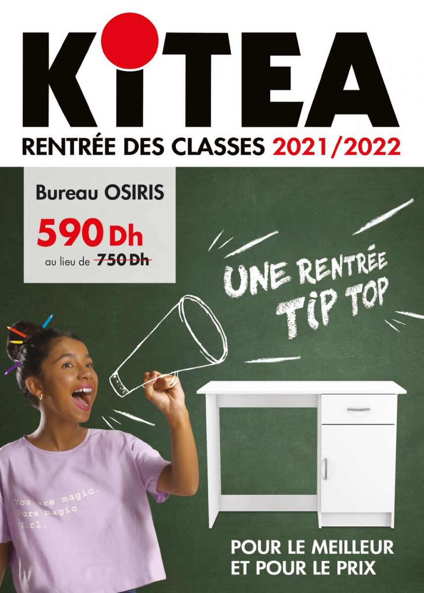 Catalogue Kitea Rentrée des classes 2021/ 2022 TIP TOP Jusqu'au 31 octobre 2021