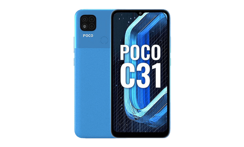 Xiaomi Poco C31 prix maroc : Meilleur prix avril 2024