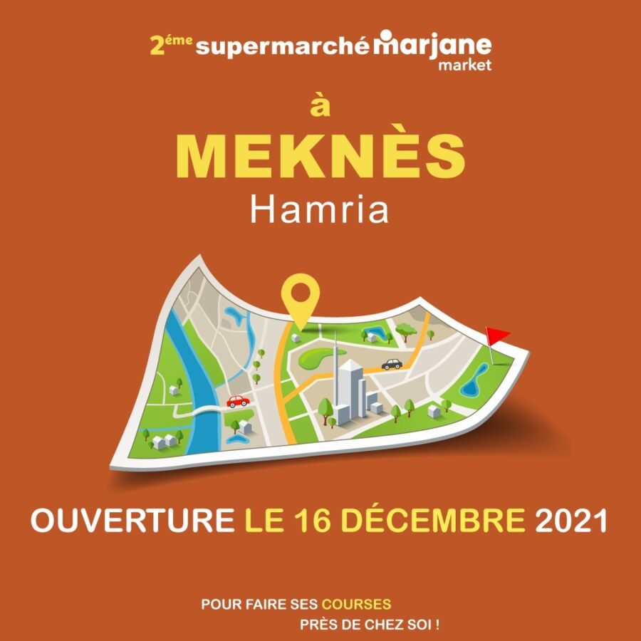 Nouveau magasin Marjane Market Meknès Hamria le 16 décembre 2021 عروض مرجان avril 2024