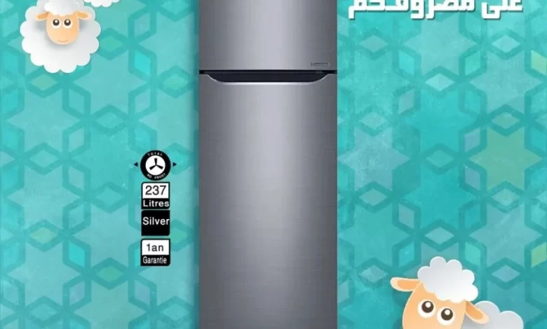 Soldes Aswak Assalam Réfrigérateur 237 Litres LG 4844Dhs au lieu de 5390Dhs
