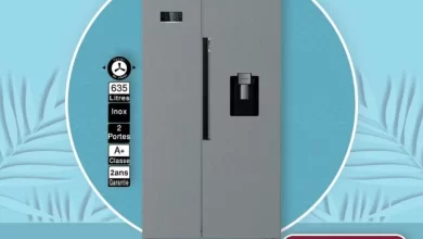 Soldes Aswak Assalam Réfrigérateur 635L SIDE BY SIDE BEKO 13499Dhs au lieu de 18499Dhs