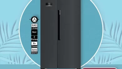 Soldes Aswak Assalam Réfrigérateur 640L SIDE BY SIDE BEKO 15999Dhs au lieu de 19499Dhs عروض اسواق السلام octobre 2023