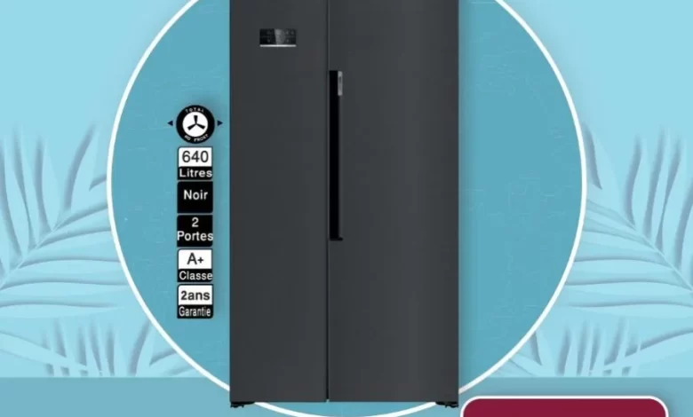 Soldes Aswak Assalam Réfrigérateur 640L SIDE BY SIDE BEKO 15999Dhs au lieu de 19499Dhs عروض اسواق السلام mars 2024