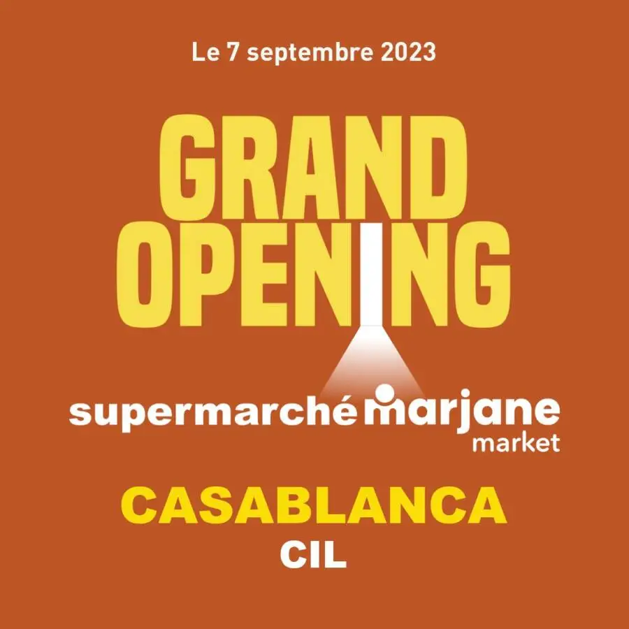 Nouveau magasin supermarché Marjane Market Ciel Casablanca le 7 septembre 2023 عروض مرجان mai 2024
