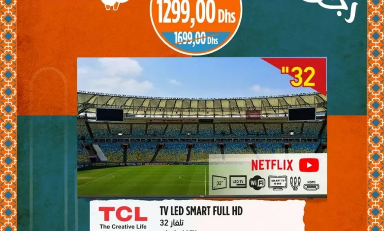 Smart Tv TCL 32 pouces FHD
