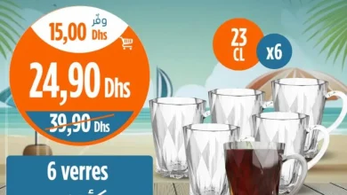 set de 6 Verres 23cl CITY GLASS