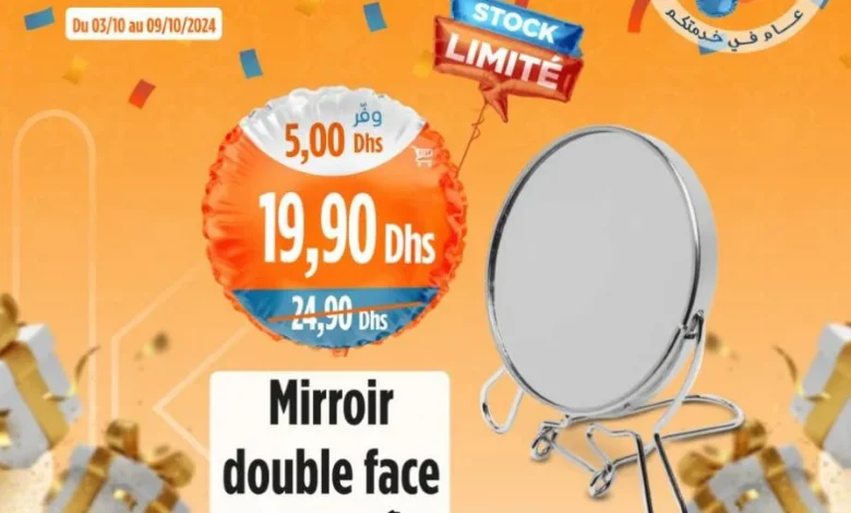 Miroir double face