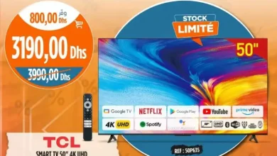 Smart TV 50 pouces 4K TCL