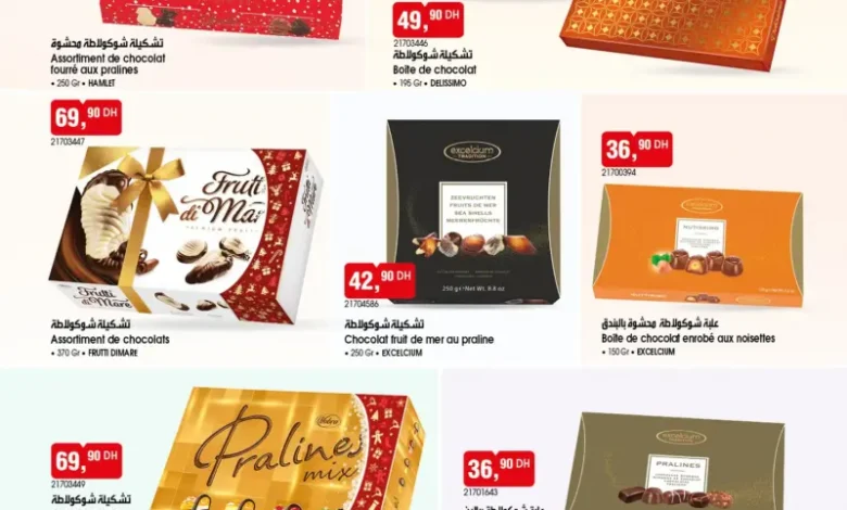 Spéciales Chocolats et Pralines