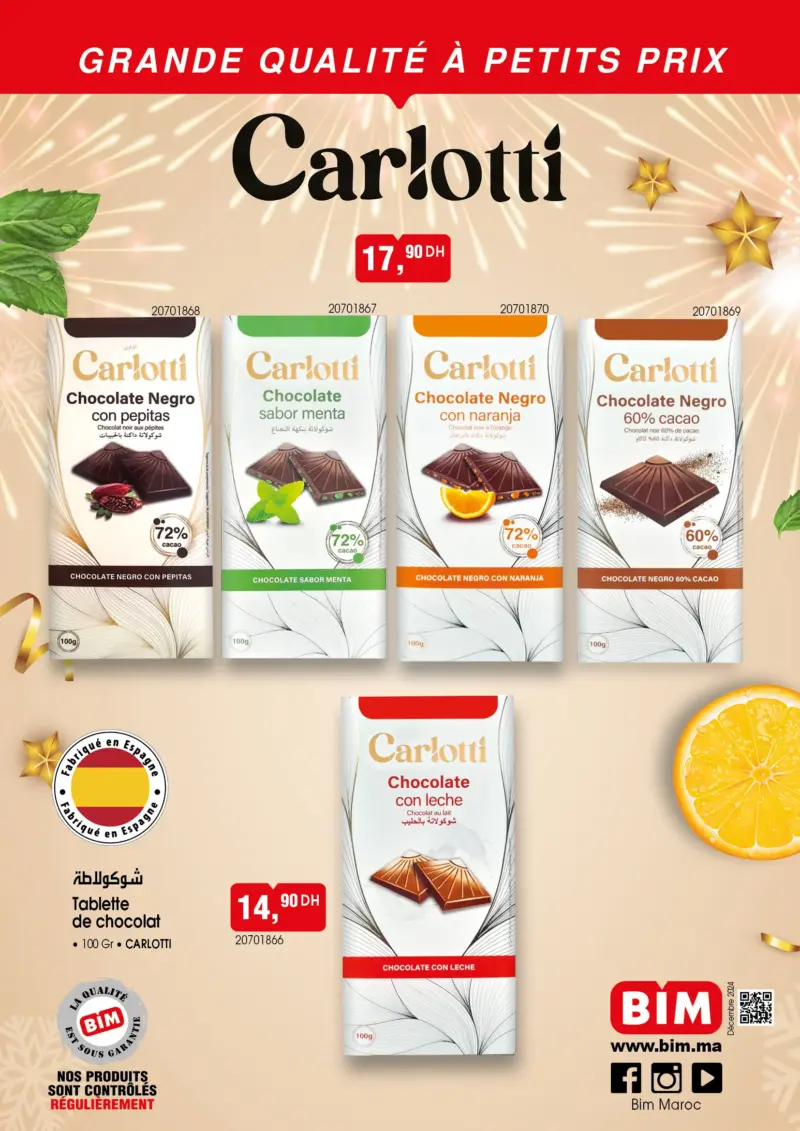 Spécial Chocolat Carlotti