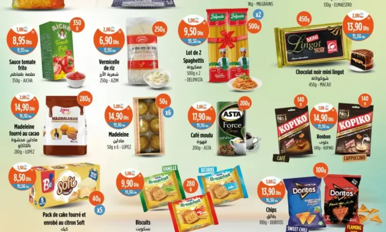 Promo articles alimentaires