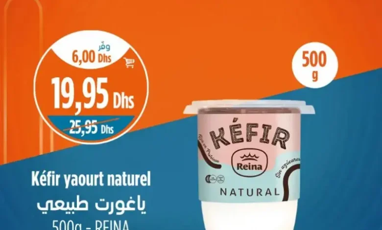 Kéfir yaourt naturel 500g REINA