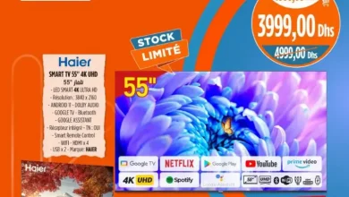 Smart TV 55 pouces 4K HAIER