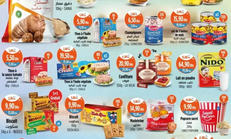 Promo produits alimentaires