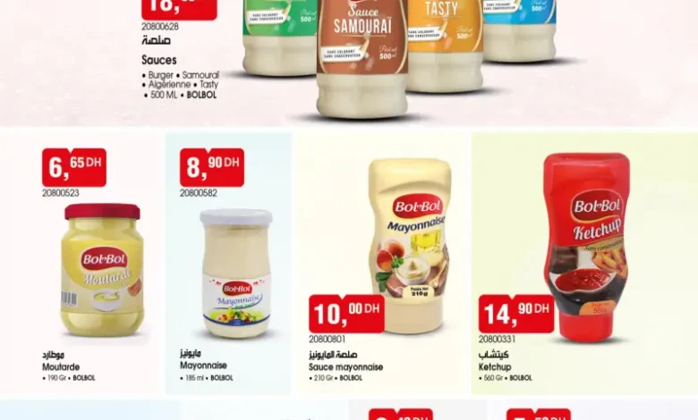 spécial sauces et moutardes