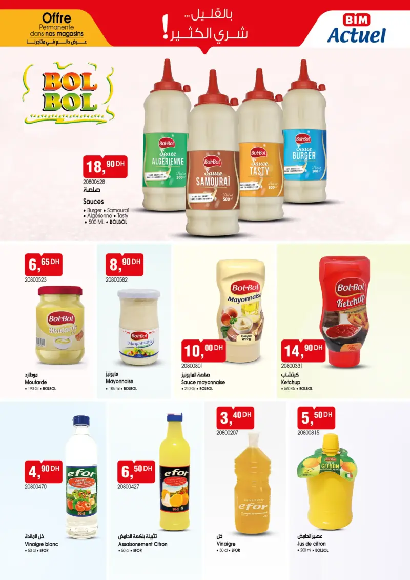 spécial sauces et moutardes