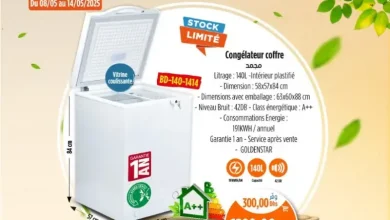 Congélateur coffre 140 litre GOLDENSTAR