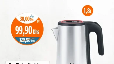 Bouilloire électrique 1.8 litre KENZ