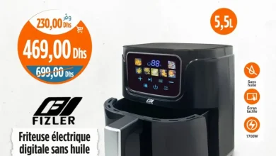 Friteuse électrique digital sans huile 5.5 litres FIZLER
