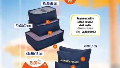 Rangement valise 6 pièces LAUNDRY POUCH