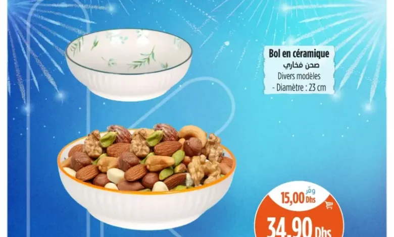Bol en céramique 23cm divers modèles