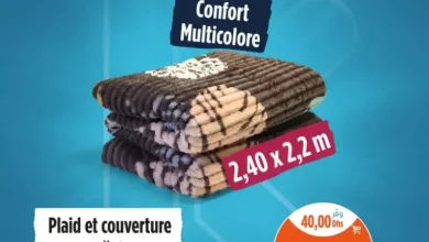 Plaid et couverture divers couleurs