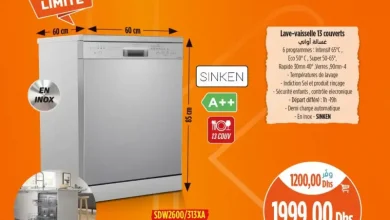 Lave-vaisselle 13couv SINKEN