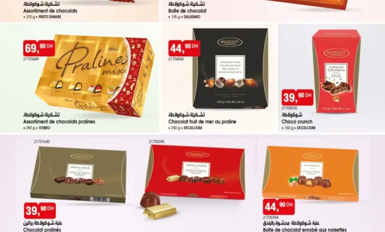 Spécial cadeaux Chocolats