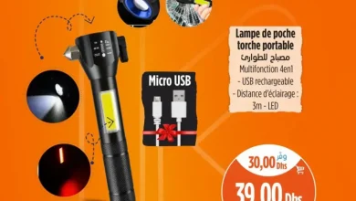 Lampe de poche torche portable 3m LED